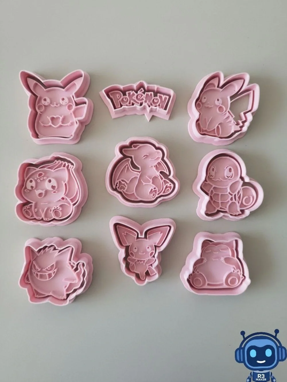 Pokémon cookie cutter set